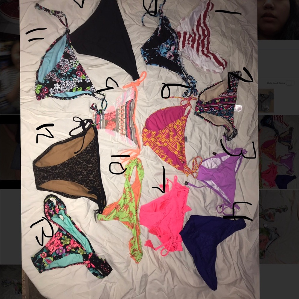 Lot of medium bikini